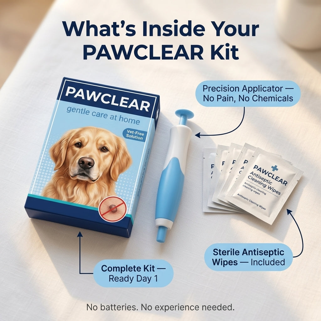 2 In 1 Wart & Skin Tag Removal Kit for Dogs